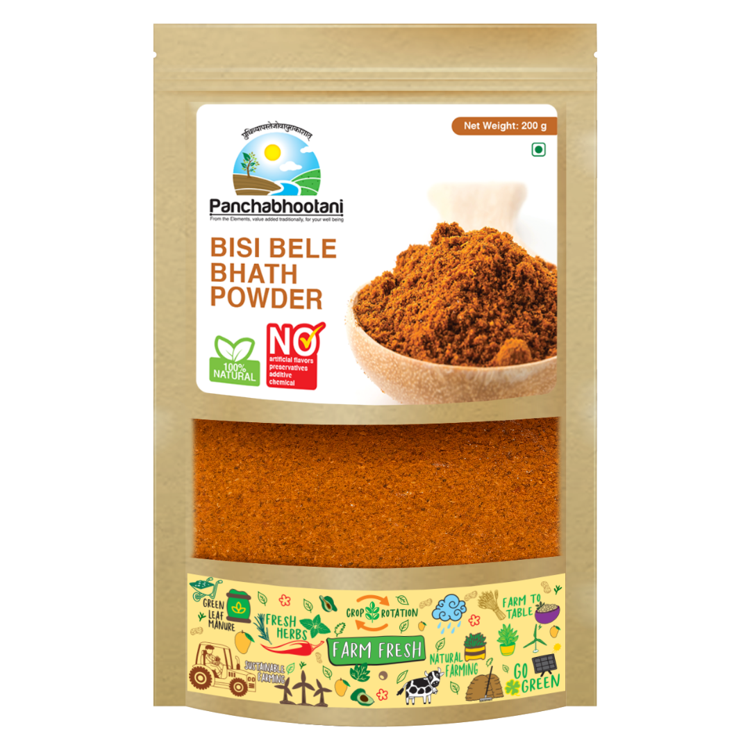 Bisi bele bath powder_200gm_Front