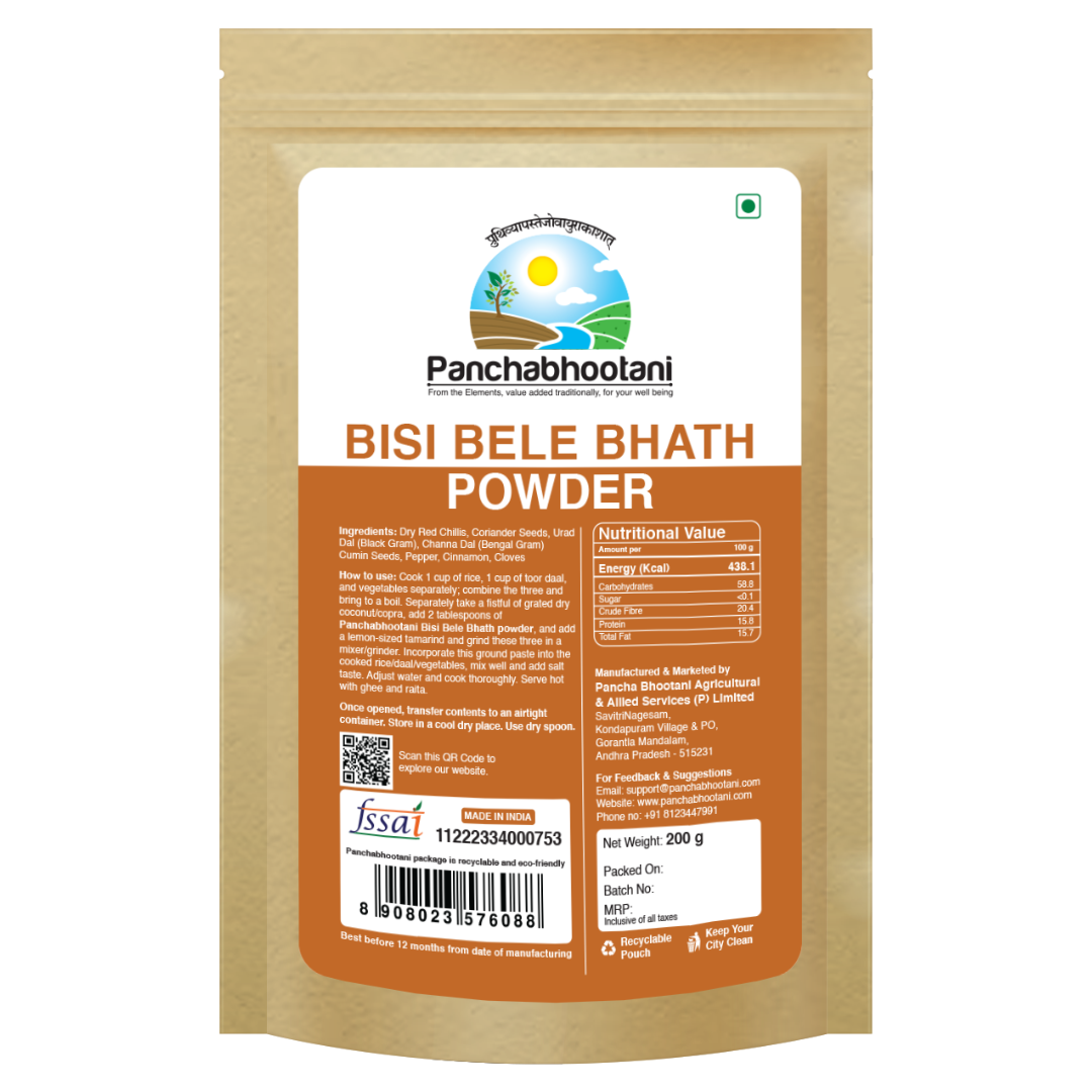 Bisi bele bath powder_200gm_back