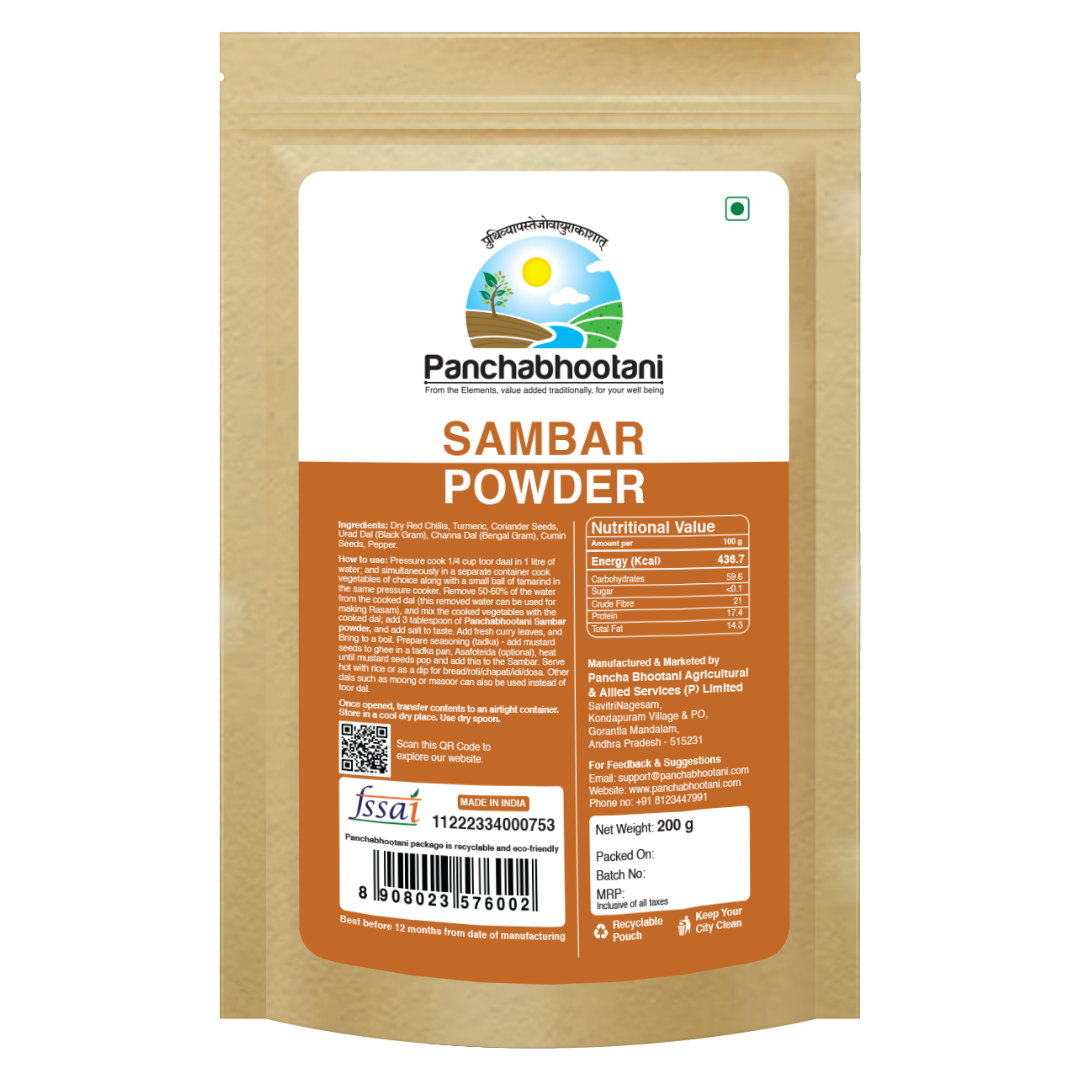 Sambar powder_200gm_back