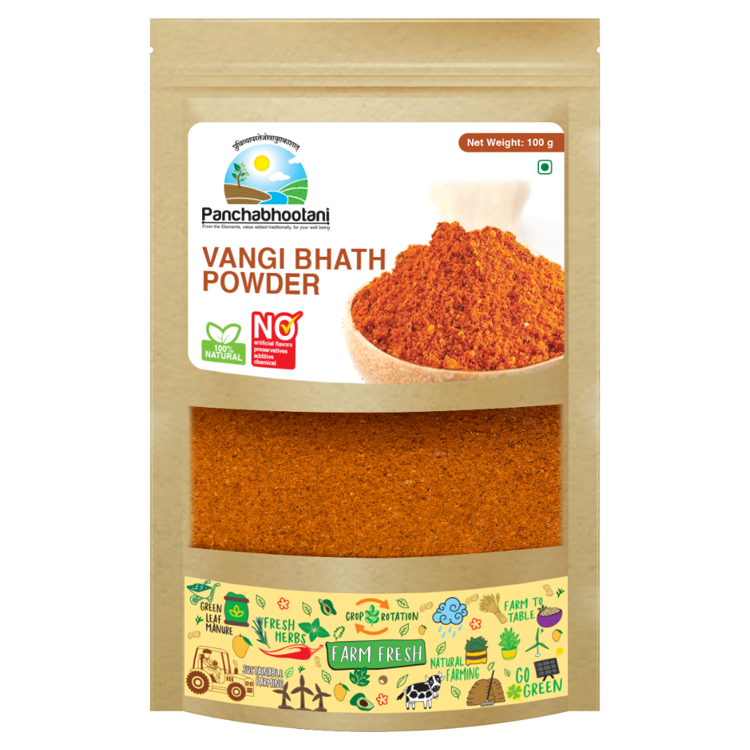 Vangi Bhath powder_100gm_Front
